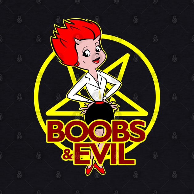 Boobs & Evil by boltfromtheblue